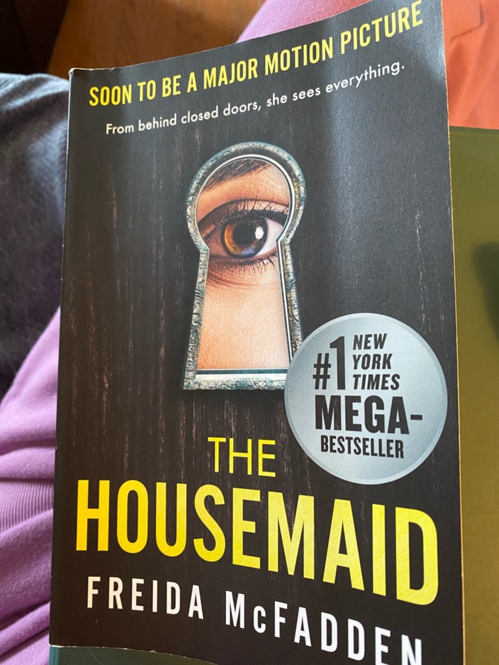 The Housemaid by Freida McFadden - Black & Yellow Paperback